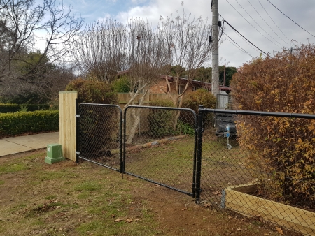 Chainwire double gate